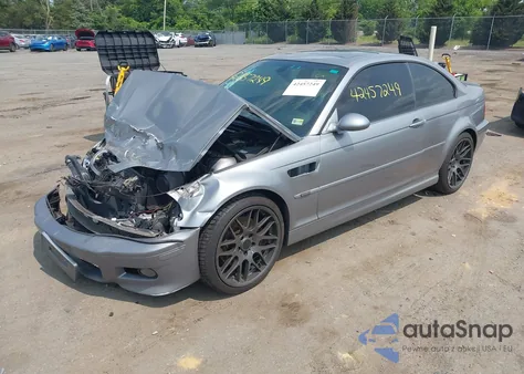 2003 BMW M3 from USA, damaged, VIN WBSBL93493JR22955
